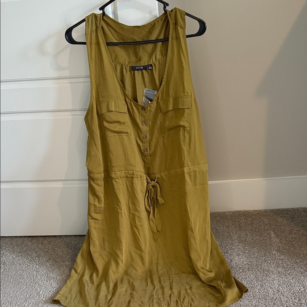 Apt. 9 Mustard Sleeveless Dress